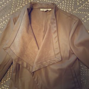 BB Dakota beige leather jacket